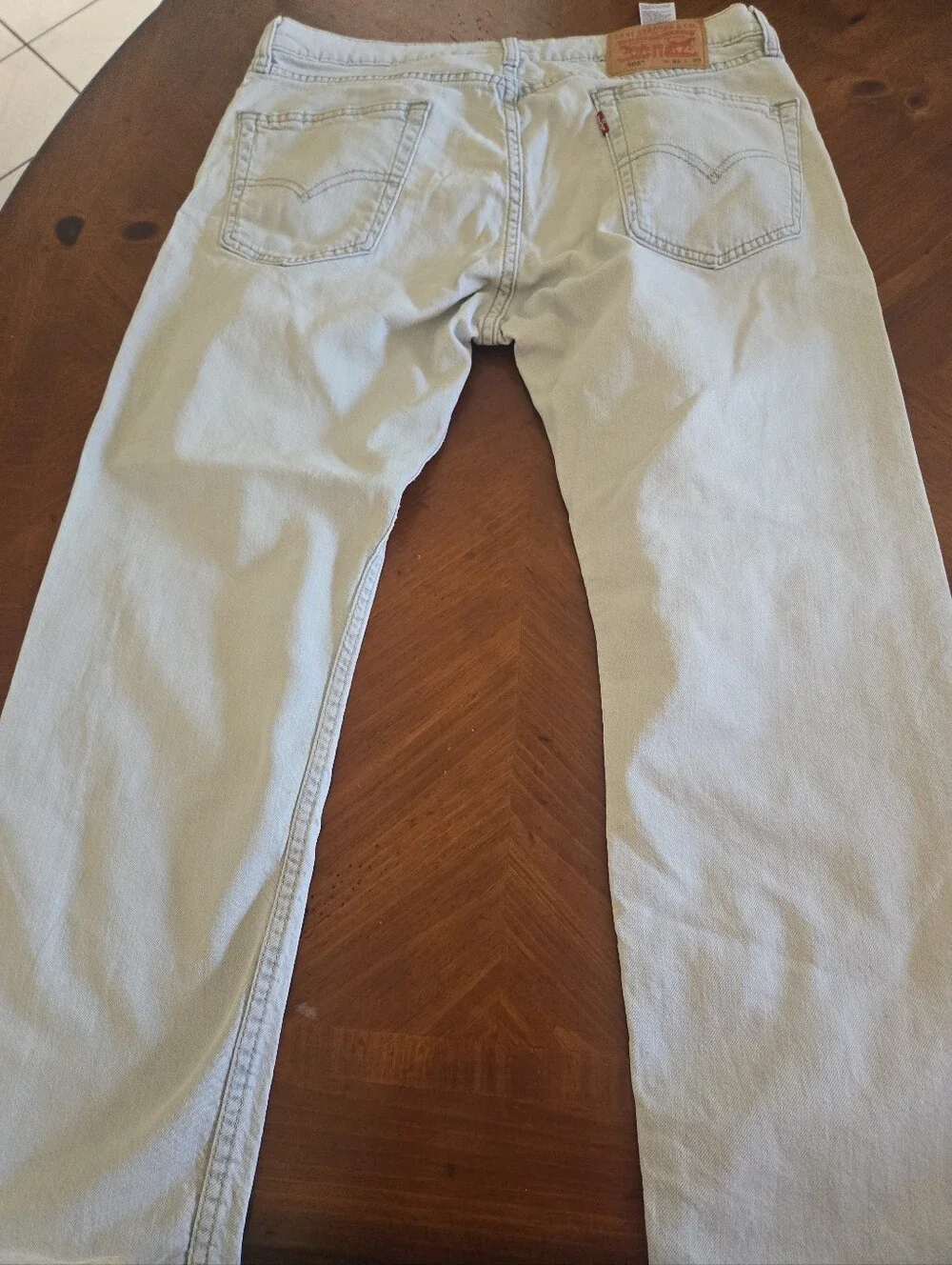 501 Light Blue Men’s Jeans - Classic Casual Fit W33 L 29